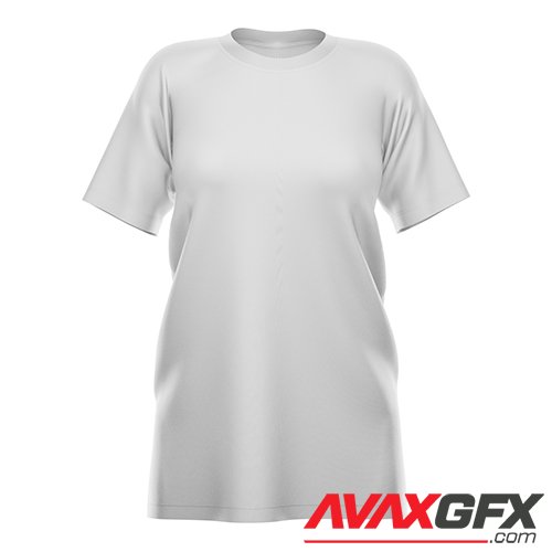 Baggy tshirt front mockup 45757