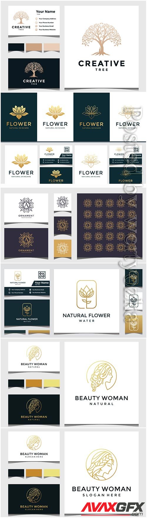 Logo and business card design template