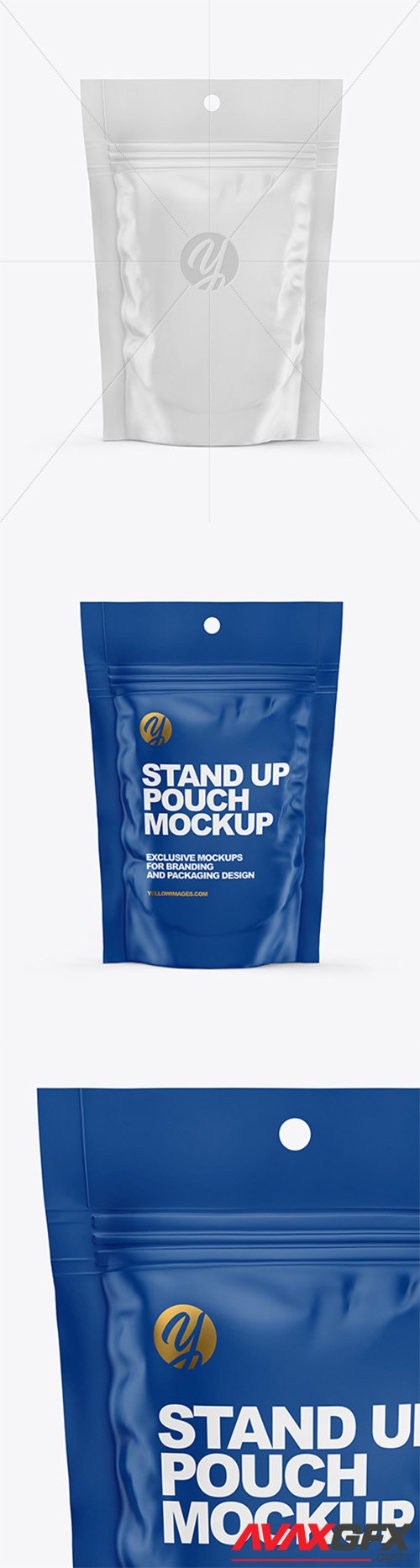 Matte Vacuum Pouch Mockup 57569