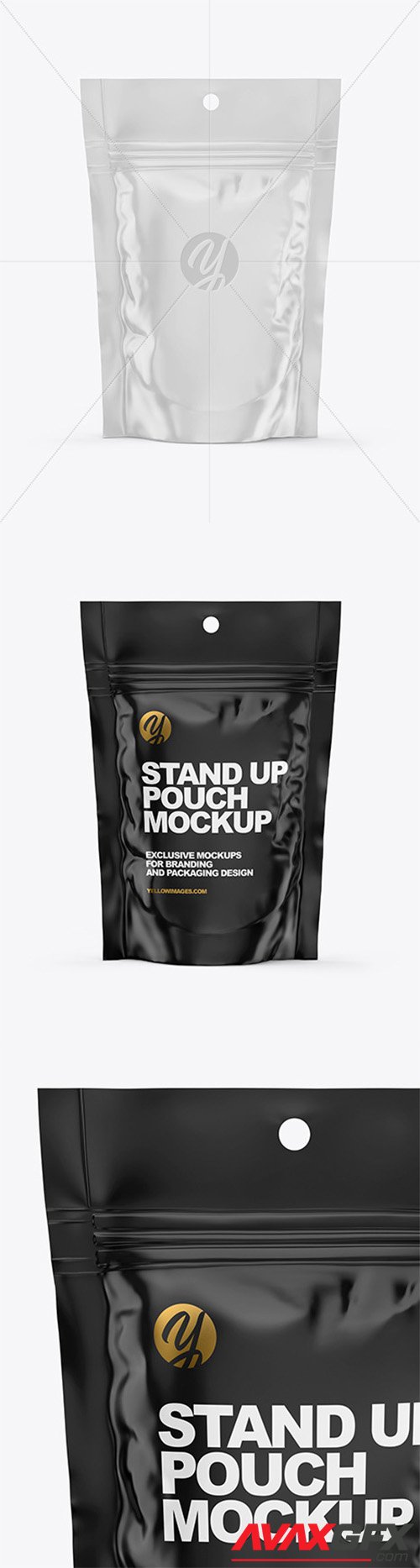 Glossy Vacuum Pouch Mockup 56085
