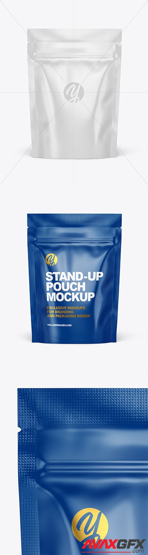 Glossy Stand-up Pouch Mockup 57498