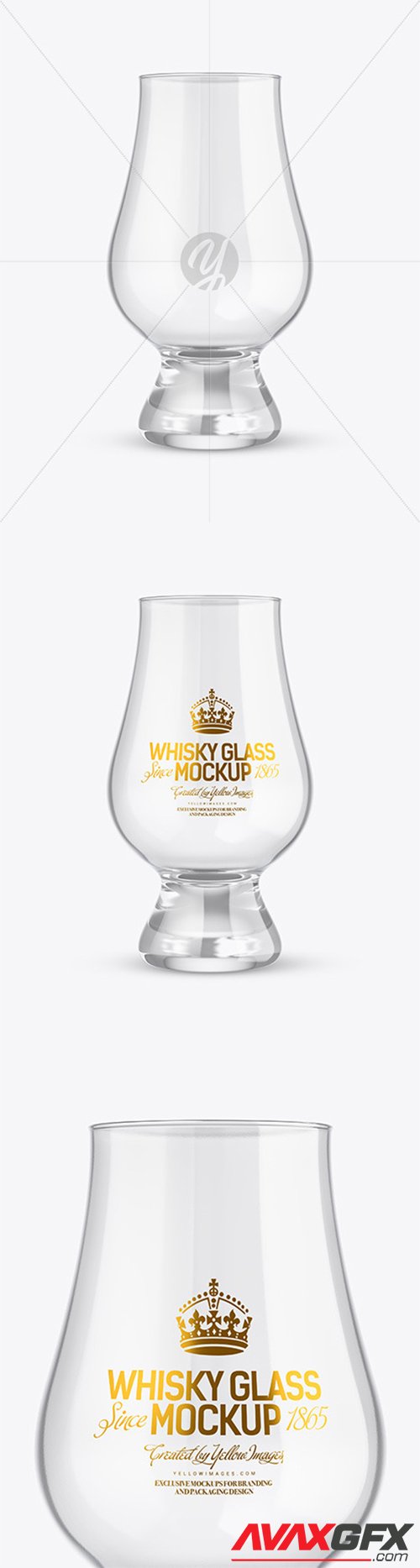 Clear Whisky Glass Mockup 54141