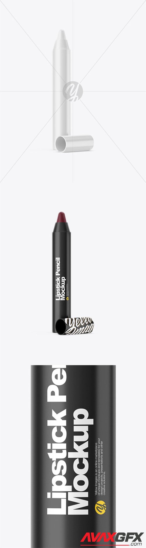 Lipstick Pencil Mockup - Front View 68269