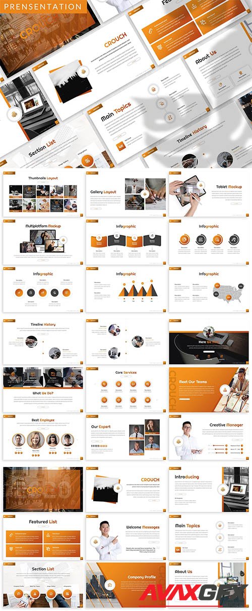 Crouch - Business Prensentation Template