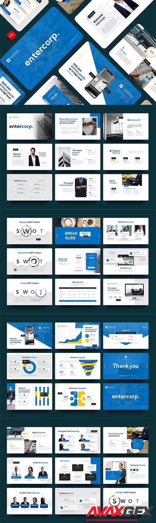 Entercorp-Corporate Business Powerpoint, Google Slides and Keynote Template