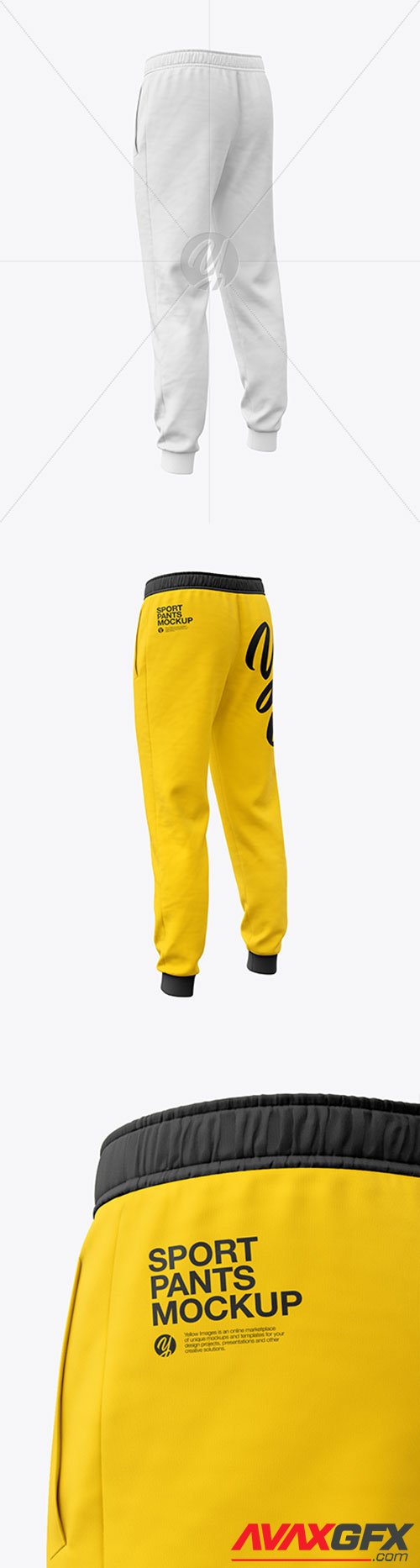 Men's Sport Pants Mockup 41745