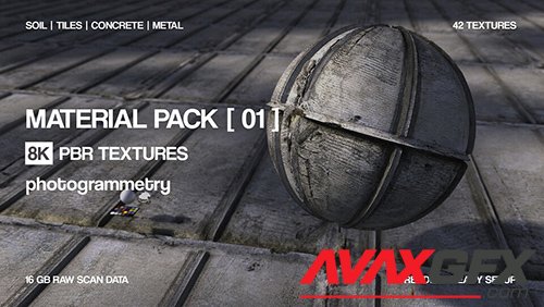 6 | 8K Photogrammetry materials