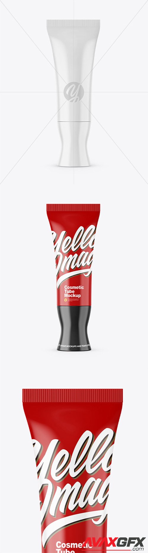 Glossy Cosmetic Tube Mockup 66524