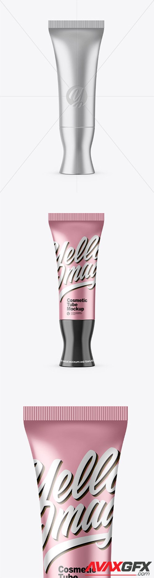 Matte Metalic Cosmetic Tube Mockup 66533