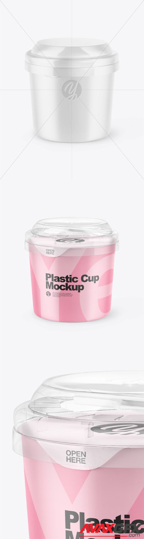 Matte Plastic Cup Mockup 66430