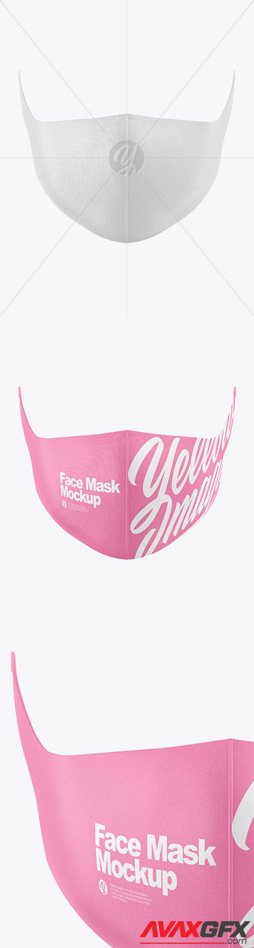 Face Mask Mockup 61455