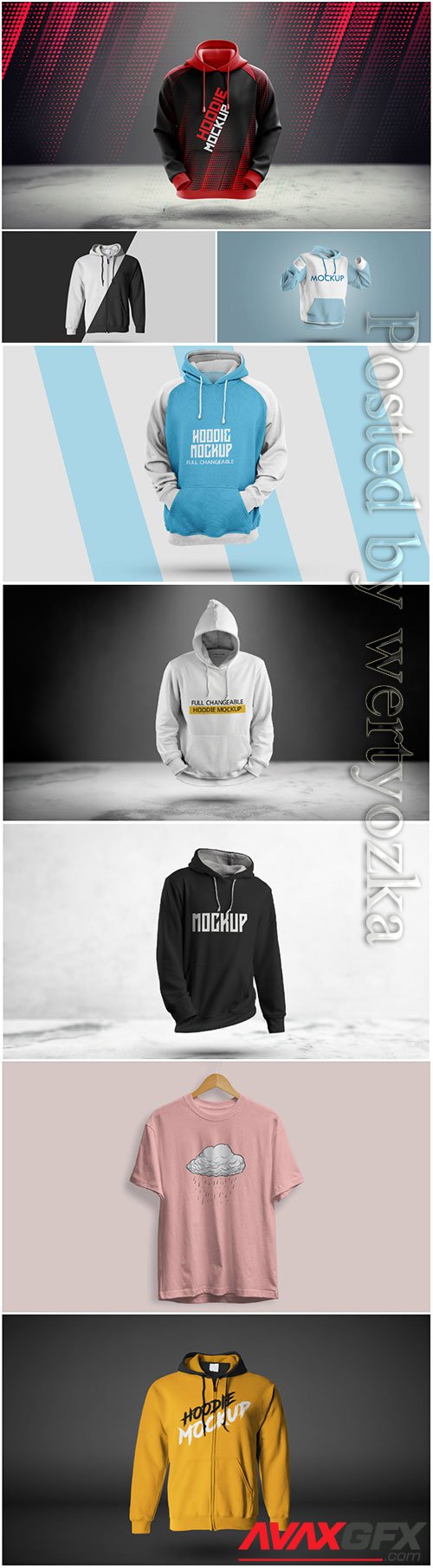 3d hoodie mockup premium psd