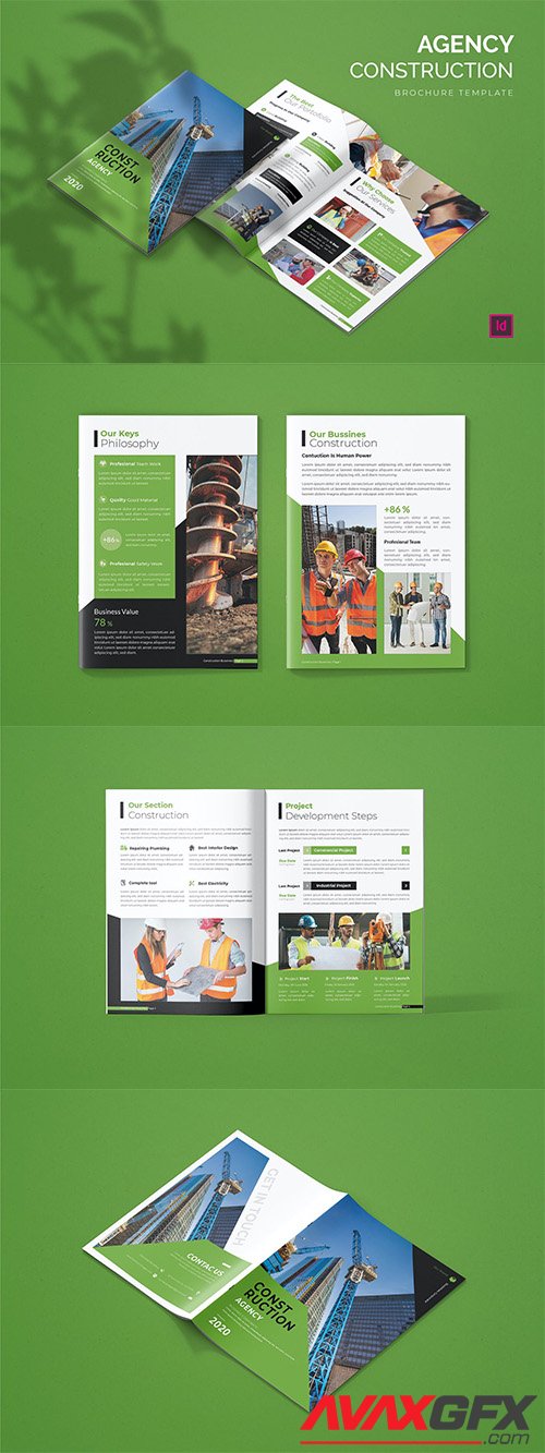 Construction Agency - Brochure Template