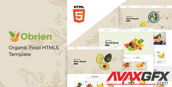 ThemeForest - Obrien v1.0 - Organic Food HTML5 Template - 28968380