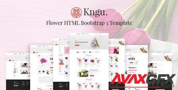 ThemeForest - Kngu v1.0 - Flower HTML Bootstrap 5 Template - 29149992