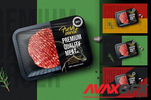 Hamburger Package Mockup