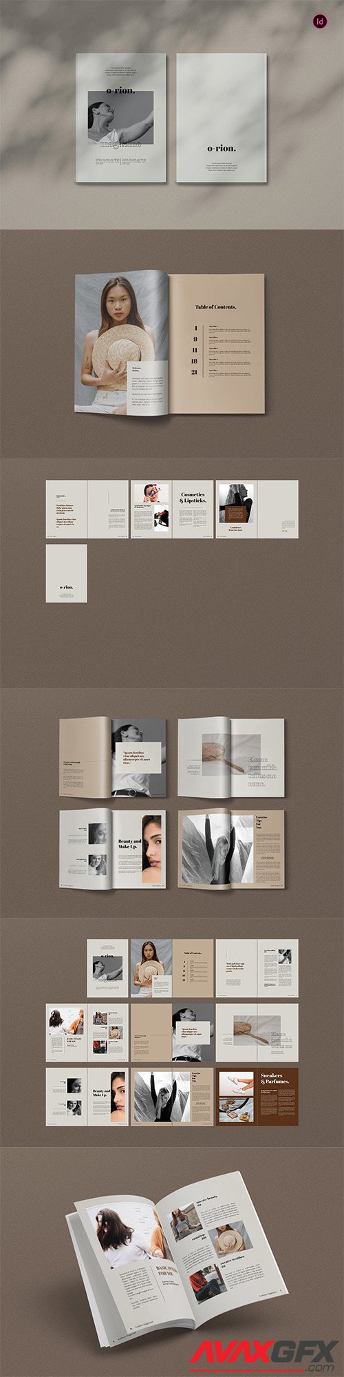 Orion Fashion Magazine Template BL