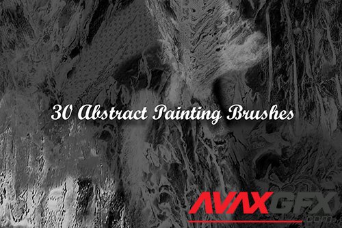 30 Abstract Painting Brushes