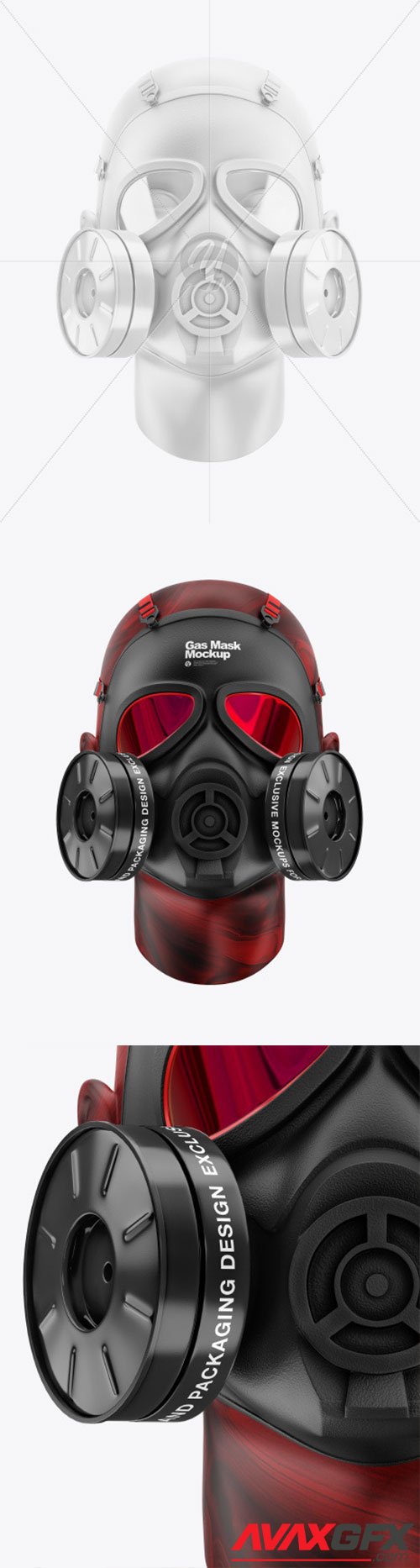 Gas Mask Mockup 62839