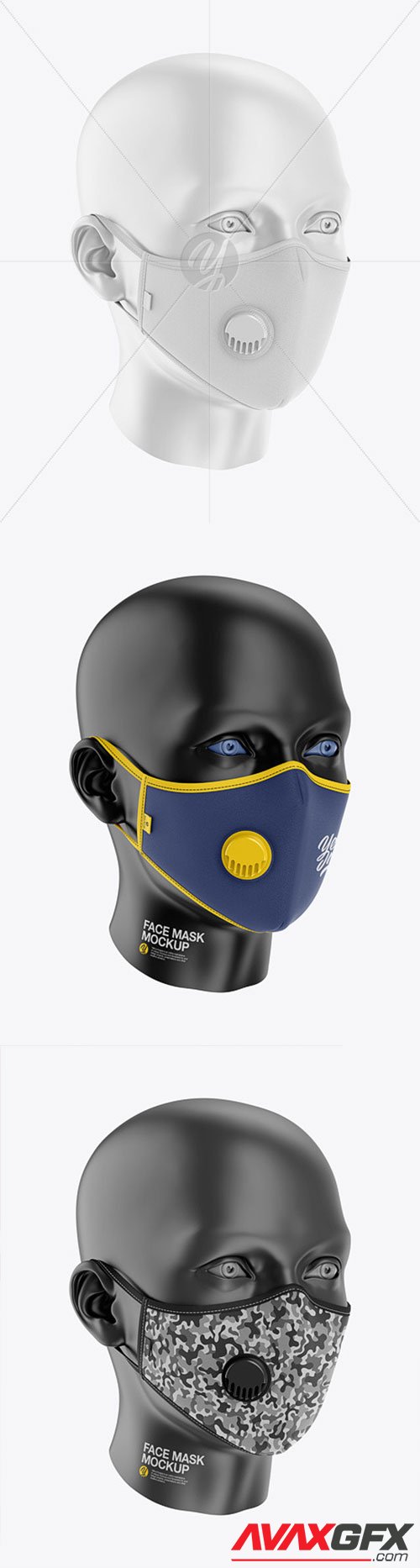 Anti-Pollution Face Mask with Exhalation Valve 62390