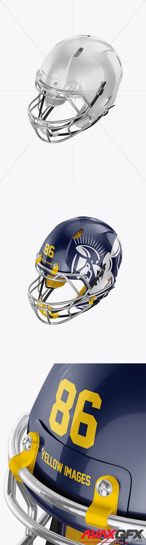 American Football Helmet Mockup 56803