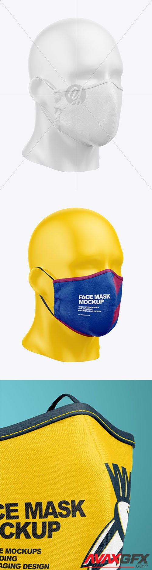 Face Mask Mockup 64988