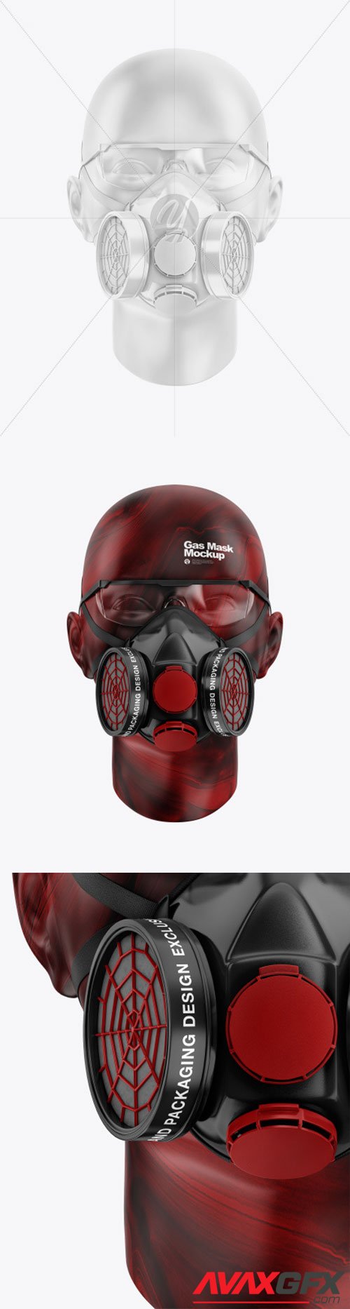 Gas Mask Mockup 62664