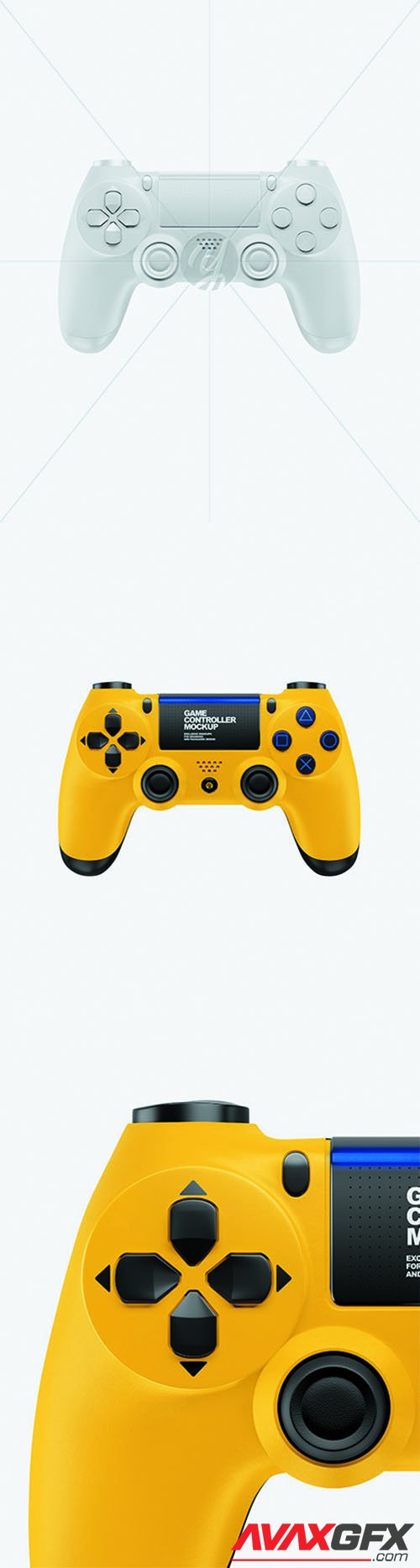 Game Controller Mockup - Front View 62859