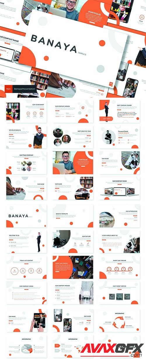 Banaya - Business  Powerpoint, Keynote and Google Slides Template