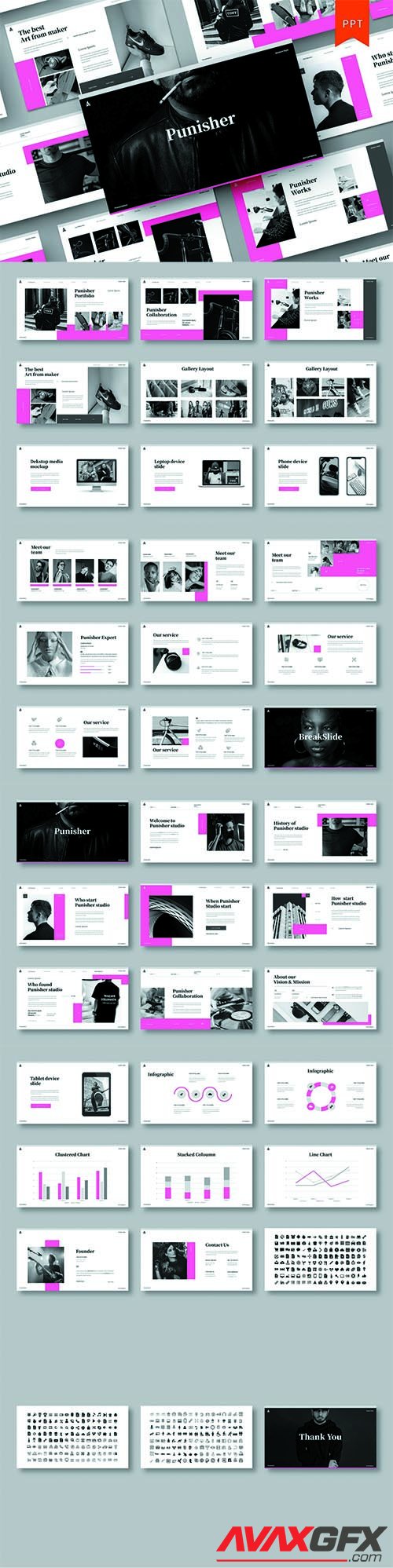 Punisher - Business PowerPoint Template