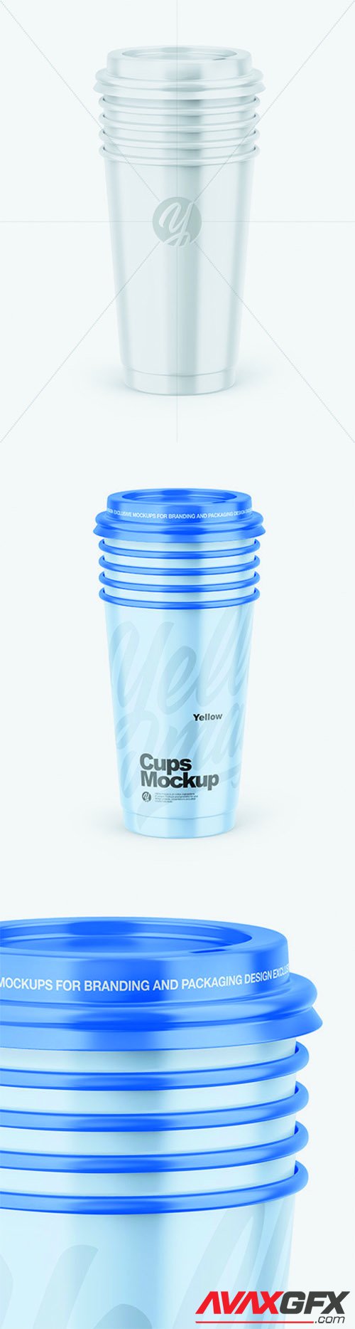 Glossy Cups Mockup 68839