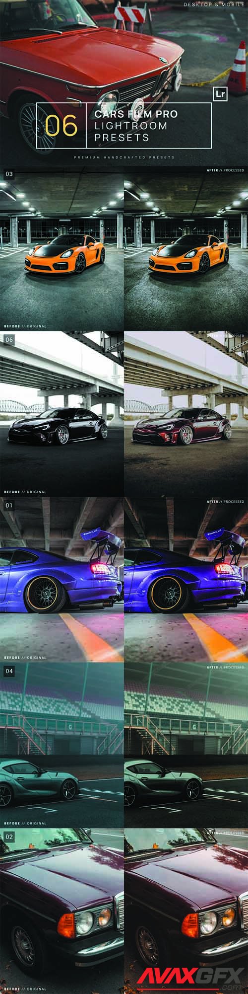 6 Cars Film Pro Lightroom Presets + Mobile