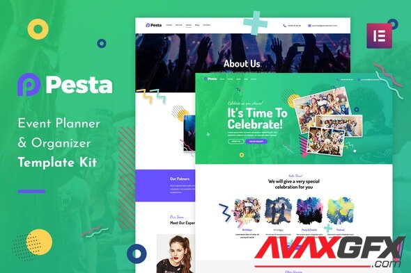 ThemeForest - Pesta Kit v1.0 - Event Planner & Organizer Elementor Template Kit - 29087833