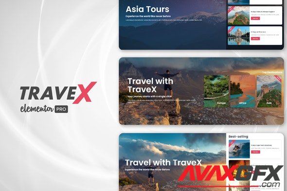 ThemeForest - TraveX v1.0 - Travel & Tour Agency Template Kit - 29108594
