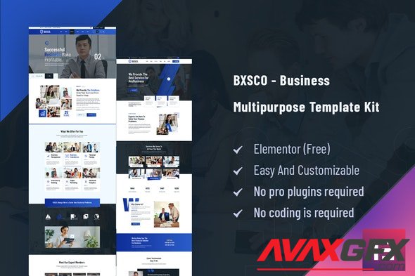 ThemeForest - BXSCO v1.0 - Business Multipurpose Elementor Template Kit - 29130408