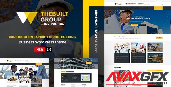 ThemeForest - TheBuilt v2.2.2 - Construction and Architecture WordPress theme - 16573550 - NULLED