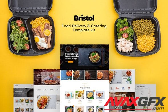ThemeForest - Bristol v1.0 - Food Delivery & Catering Elementor Template Kit - 29082371