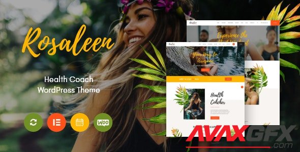 ThemeForest - Rosaleen v1.0 - Health Coach, Speaker & Motivation WordPress Theme - 27033370 - NULLED