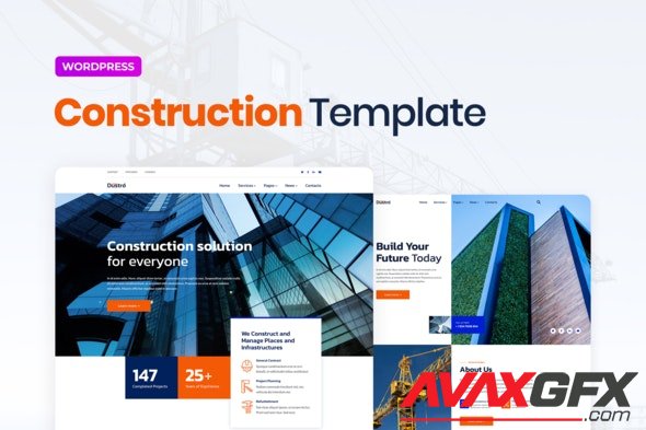 ThemeForest - Dustro v1.0 - Construction Company Elementor Template Kit - 29166389