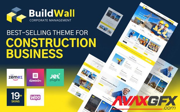 BuildWall v1.0.4 - Construction Company Multipurpose WordPress Theme - TM 53591