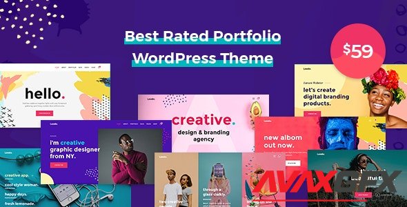 ThemeForest - Leedo v1.3.9 - Modern, Colorful & Creative Portfolio WordPress Theme - 22697428