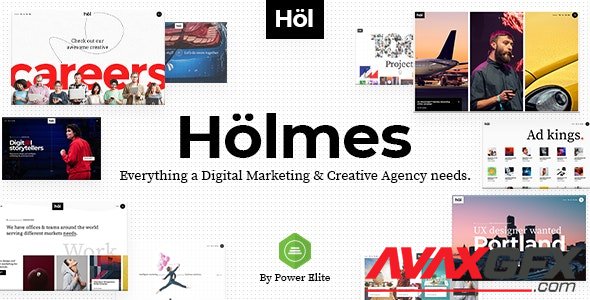 ThemeForest - Holmes v1.3.1 - Digital Agency Theme - 23240087 - NULLED
