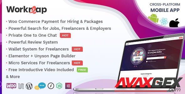 ThemeForest - Workreap v1.6.8 - Freelance Marketplace and Directory WordPress Theme - 23712454