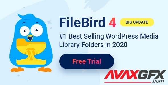 CodeCanyon - FileBird v4.1 - WordPress Media Library Folders - 21715379
