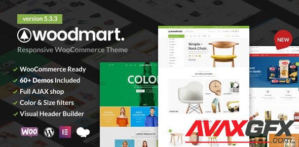 ThemeForest - WoodMart v5.3.3 - Responsive WooCommerce WordPress Theme - 20264492