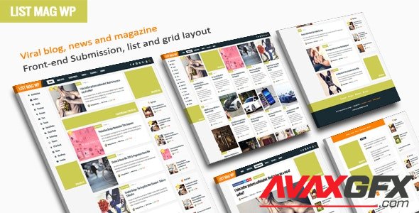 ThemeForest - List Mag WP v3.1 - A Responsive WordPress Blog Theme - 18960810