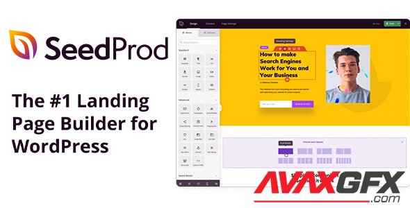 SeedProd Pro v6.0.8.5 - Landing Page Builder for WordPress - NULLED