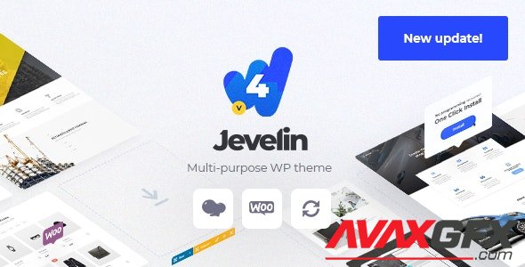 ThemeForest - Jevelin 4.8.4 - Multi-Purpose Responsive WordPress AMP Theme - 14728833