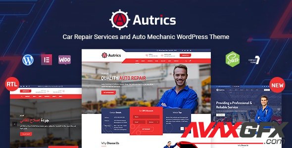 ThemeForest - Autrics v2.3 - Car Services and Auto Mechanic WordPress Theme - 23323759