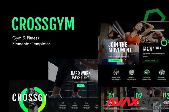 ThemeForest - CrossGym v1.0.3 - Gym & Fitness Elementor Template Kit - 26080662